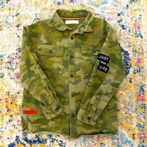 Boy/Girl Zara Camo Shirt Jacket